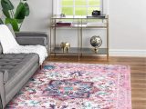 Washable Living Room area Rugs Gln Rugs Machine Washable area Rug for Living Room, Bedroom, Bathroom, Kitchen, Printed Persian Vintage Home Decor, Floor Decoration Carpet Mat