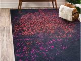 Washable Non Slip area Rugs Vernal Lowa Persian Machine Washable, Non Shedding, Non Slip area Rug, Black/red