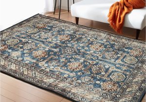 Washable Pet Friendly area Rugs Bohemian area Rug, Machine Washable Rug, Stain Resistant, Non-shed, Eco-friendly, Non-slip, Family & Pet Friendly, Recycled Fibers – Vintage …