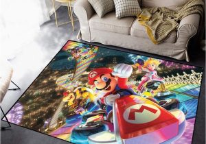 Washable Pet Friendly area Rugs Jwxf Living Room area Rugs Non-slip 3d Anime Super Mario Rug Washable Indoor Play Floor Mats Children, Pets Dog-friendly Rug Children’s Play Mat …
