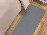 Washable Rubber Backed area Rugs solid Grey 2×6 Washable Runner Rug with Rubber Backing Non Slip – area Rugs for Living Room, Entryway, Kitchen, Hallway, Bedroom, Actual Size 2’2″ X …