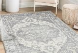 Washable Rubber Backed area Rugs Stain Resistant Washable area Rugs Rubber Backing- No Crease Printed Persian Rug – Bedroom Kitchen Living & Dining Room Carpet Mat – Vintage Floor …