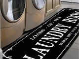 Washing area Rug at Laundromat Laundry Room Rug Runner 20”x48” Non Slip for Laundry Room Decor Washable Farmhouse Kitchen Floor Mat Bathroom area Rugs for Laundry Room Home Decor …