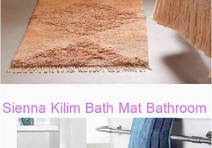 Water Absorbent Bathroom Rugs Sienna Kilim Bath Mat Bathroom Rug Mat Ultra soft and Water