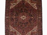 Wayfair 10 X 12 area Rugs Adminrugs One Of A Kind Hand Knotted 1980s Heriz Brick Red