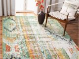 Wayfair area Rugs 3 X 5 Vespero Abstract Machine Made Rectangle 3′ X 5′ area Rug In Green/white/yellow