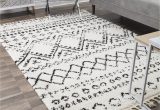 Wayfair area Rugs Black and White Cosmoliving by Cosmopolitan Reena southwestern White/black area …