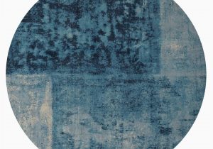 West Elm Blue Rugs West Elm Distressed Rococo Round Rug Dia 183cm Blue at