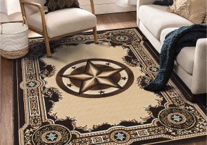 Western themed area Rugs for Sale Amazon.com: Allstar 5×7 Traditional Accent Rug In Berber with …