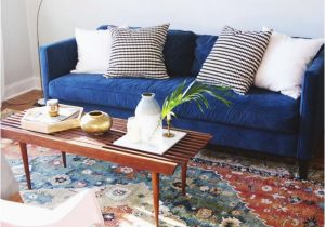 What Color Rug with Blue Couch Design Updates In the Living Room Annabode