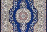 White and Blue oriental Rugs Blue Persian Rug oriental Turkish Carpet Silk Rug Tabriz