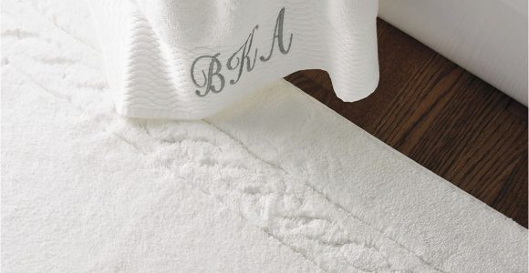 White Cotton Bathroom Rugs Egyptian Cotton Skid Resistant Bath Rug