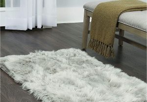 White Faux Fur Bathroom Rug Amazon Home Dynamix Nicole Miller aspen Sheepskin Faux