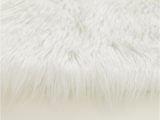 White Faux Fur Bathroom Rug White Faux Fur Rug