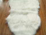 White Faux Sheepskin area Rug Us $11 99 Off White Nice Looking Faux Sheepskin Rug soft Chair Cover Pad soft Carpet Hairy Plain Skin area Rugs Bedroom Faux Fur Carpet Mat In
