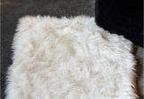 White Fur Bathroom Rugs Luxe