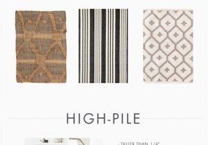 White High Pile area Rug Low Pile Vs High Pile Rugs