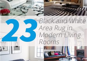 White Living Room area Rug 23 Modern Living Rooms Adorned with Black and White area