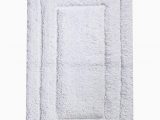 White Plush Bathroom Rugs Chardin Home Classic Bath Rug 27"x45" White 100