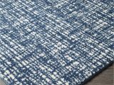 White Rug with Blue Blue and White Rug Aline Art