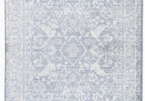 White Rug with Blue Pattern Lumineer Floral Blue White area Rug Simple Carpets Blue