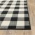 Wiest Gingham Check Black Indoor Outdoor area Rug Wiest Gingham Check Black Indoor/outdoor area Rug Outdoor area …