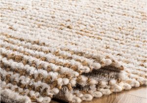 Wool and Jute area Rug Natural Jute-blend Pinstripes area Rug