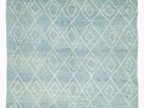 Wool area Rugs Blue Blue New Contemporary Hand Knotted Wool area Rug 9 X 13 7" 108 In X 163 In