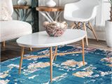 Wool or Cotton area Rugs Blue Ocean Handknotted Wool area Rug