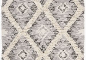 Wool or Cotton area Rugs Parinaaz Hand Knotted Wool Cotton Gray area Rug