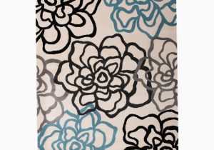 World Rug Gallery Contemporary Modern Floral Flowers area Rug World Rug Gallery Casual Accent Polypropylene Transitional Rug …