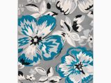 World Rug Gallery Contemporary Modern Floral Flowers area Rug World Rug Gallery Modern Contemporary Floral Design Blue 10 Ft. X 14 Ft. Indoor area Rug 9098blue10x14 – the Home Depot