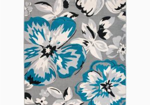 World Rug Gallery Contemporary Modern Floral Flowers area Rug World Rug Gallery Modern Contemporary Floral Design Blue 10 Ft. X 14 Ft. Indoor area Rug 9098blue10x14 – the Home Depot