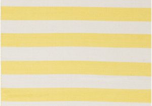Yellow and White Striped area Rug Sandifer Striped Handwoven Flatweave Cotton Yellow area Rug