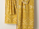 Yellow Bath towels and Rugs Perpetual Blooms towels