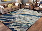Yellow Gray Blue Rug Modern Abstract Carpets Blue Yellow Gray Living Room Kitchen Home Decor area Rugs Bedroom Bedside Table Study Non-slip Floor Mat