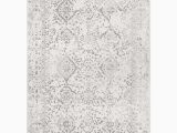Youati Floral Ivory Gray Cream area Rug Ivory Odell Vintage area Rug, 5×7