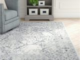 Youati Floral Ivory Gray Cream area Rug Laurel Foundry Modern Farmhouse Youati Ivory/gray area Rug …