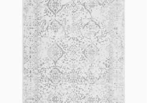 Youati Floral Ivory Gray Cream area Rug Nuloom Odell Distressed Persian Ivory 8 Ft. X 10 Ft. area Rug …