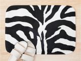 Zebra Print Bath Rug Zebra Print