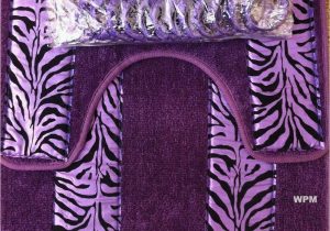 Zebra Print Bath Rugs Purple Zebra Print Rug