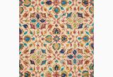 Zosia Hand Tufted Wool Ivory area Rug Beahm Hand Tufted Wool Ivory/blue/green area Rug