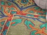 Zosia Hand Tufted Wool Teal area Rug Maribel Handmade Wool Taupe/rust/teal Rug & Reviews Birch Lane